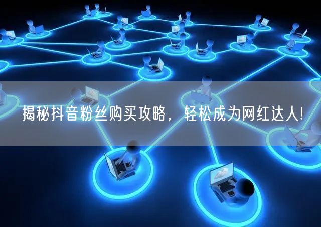 揭秘抖音粉丝购买攻略，轻松成为网红达人!