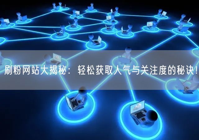 刷粉网站大揭秘：轻松获取人气与关注度的秘诀！