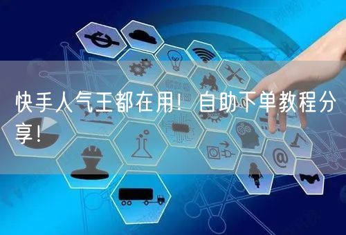 快手人气王都在用！自助下单教程分享！