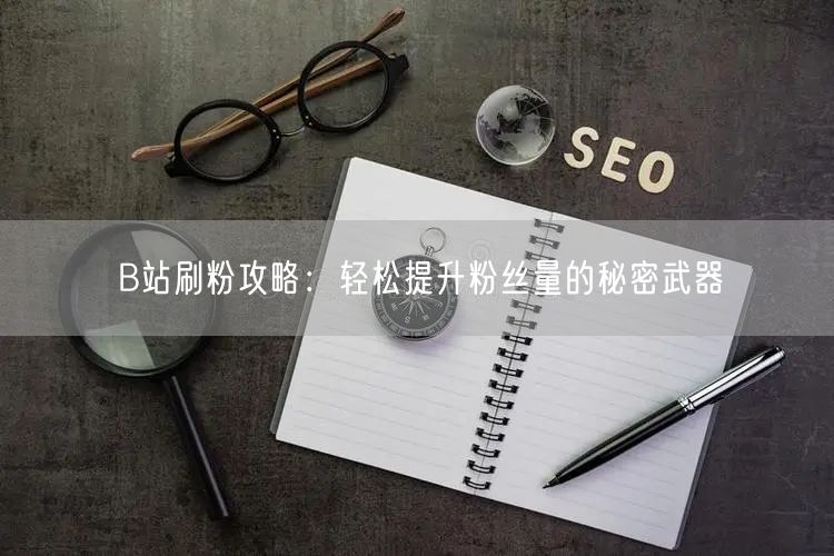 B站刷粉攻略：轻松提升粉丝量的秘密武器