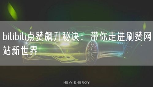 bilibili点赞飙升秘诀：带你走进刷赞网站新世界