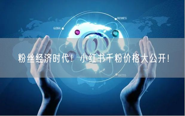 粉丝经济时代！小红书千粉价格大公开！