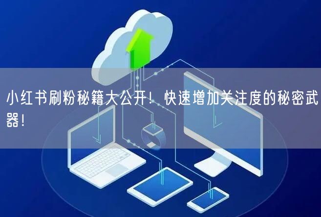 小红书刷粉秘籍大公开！快速增加关注度的秘密武器！