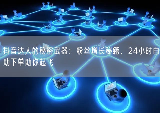 抖音达人的秘密武器：粉丝增长秘籍，24小时自助下单助你起飞