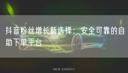 抖音粉丝增长新选择：安全可靠的自助下单平台