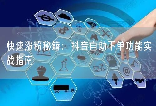 快速涨粉秘籍：抖音自助下单功能实战指南