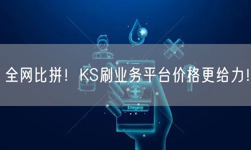 全网比拼！KS刷业务平台价格更给力！