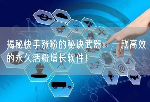 揭秘快手涨粉的秘诀武器：一款高效的永久活粉增长软件！